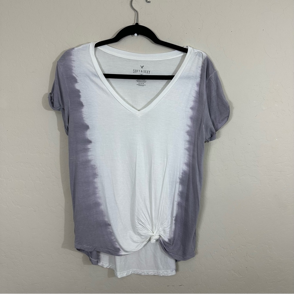 Women’s American Eagle Outfitters Medium Short Sleeve Oversized White T-Shirt